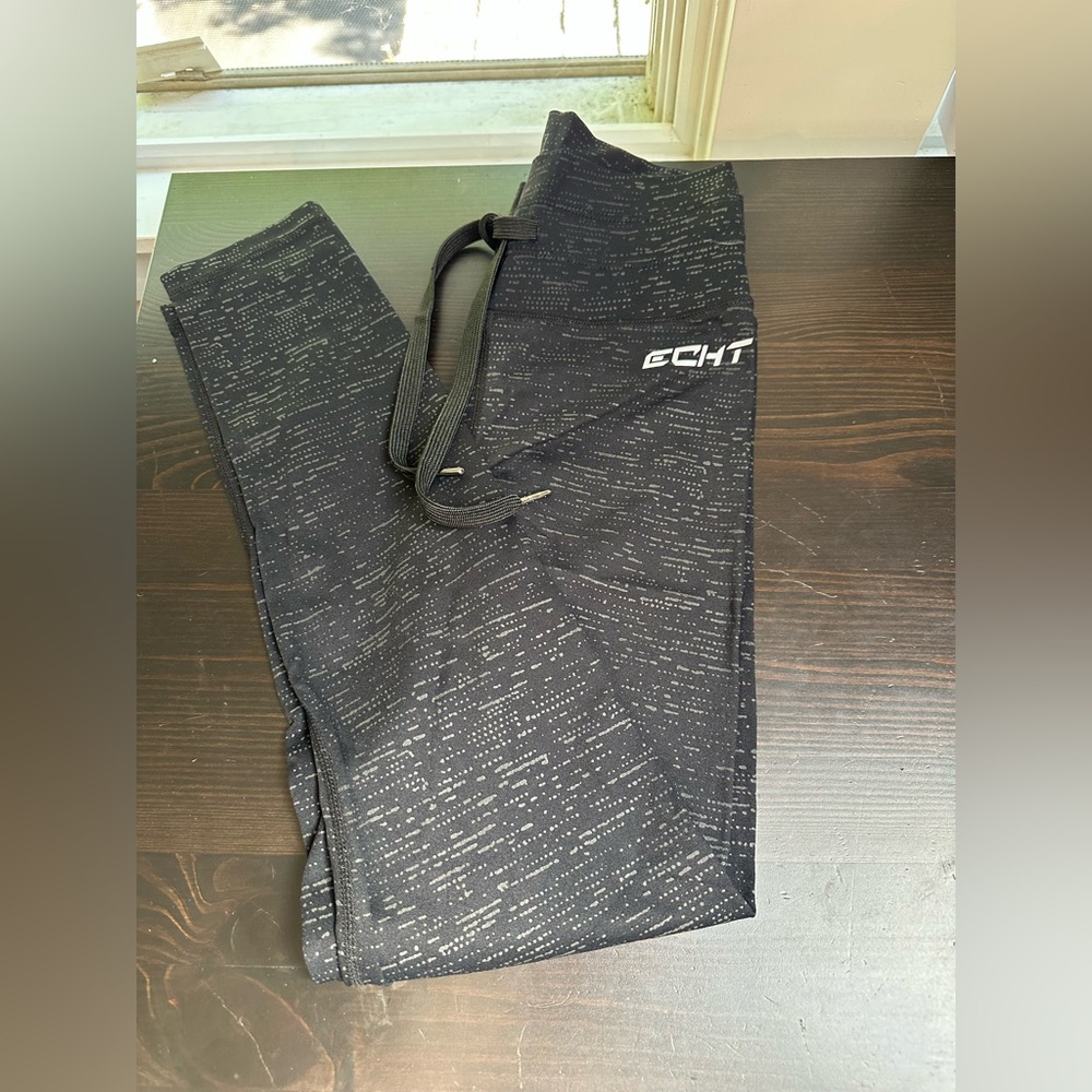 ECHT Charcoal Textured Leggings